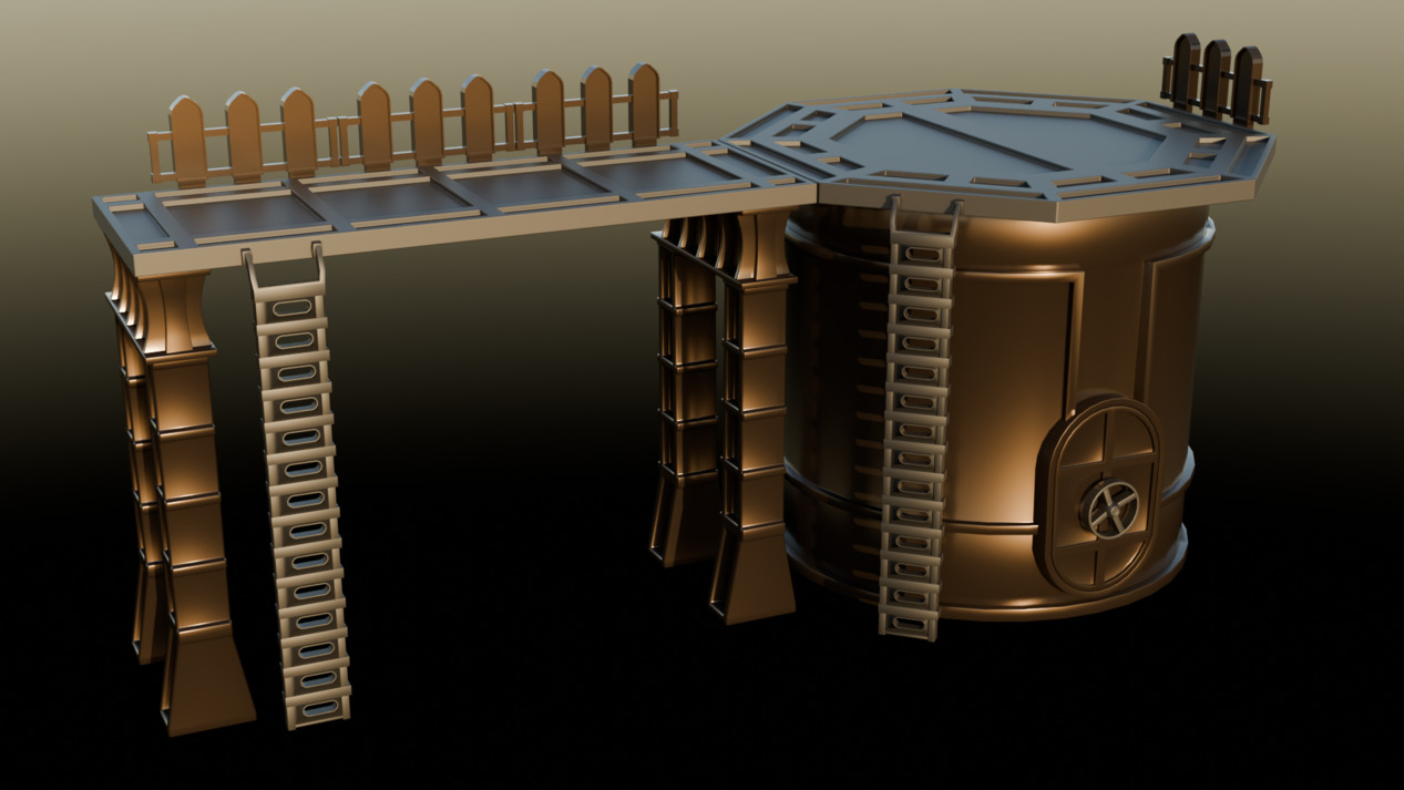 Warhammer Terrain Blender Render